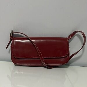 Nine West Deep Red Shoulder Bag